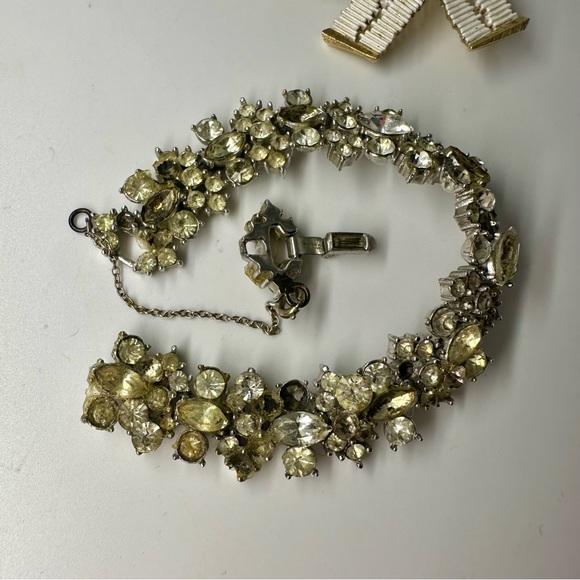 SIGNED high-end costume jewelry Boucher Crown Trifari Vendomme (Coro) ⚠️AS IS⚠️ - Picture 6 of 16